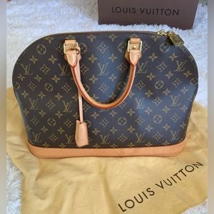 Posh Authenticated Louis Vuitton Alma MM Bag, Used 1x